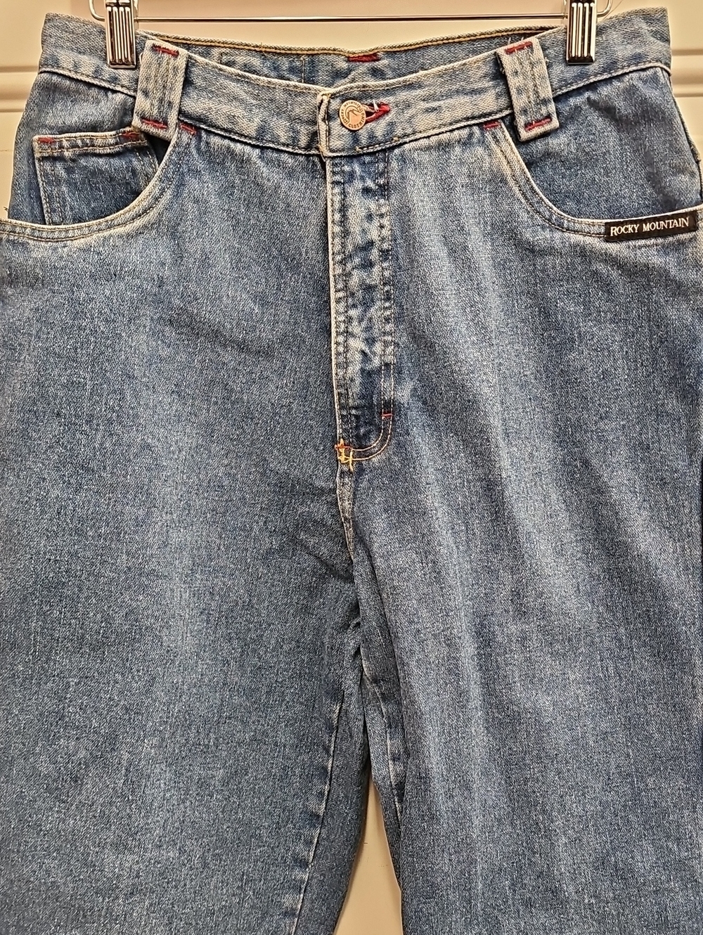 Womens Light Blue Denim Jeans, Vintage